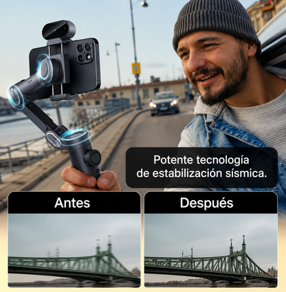 Trípode para Celular con Control Bluetooth || Fotos y Videos Estables a Distancia